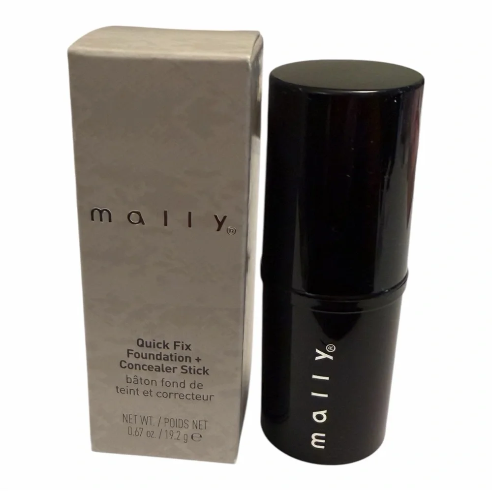 Mally Beauty Makeup Bundle Anti-Powder concealer Stick Blush Robust Rose New